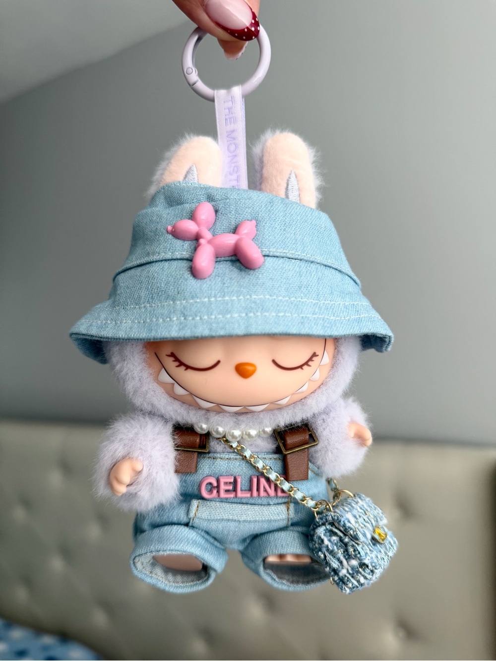 POPMART Labubu Zizi withoutfit (Preloved) 🩵